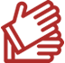 White glove delivery icon