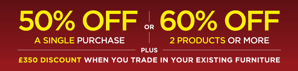 50% off a single purchase or 60% off two products or more