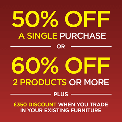 50% off a single purchase or 60% off two products or more